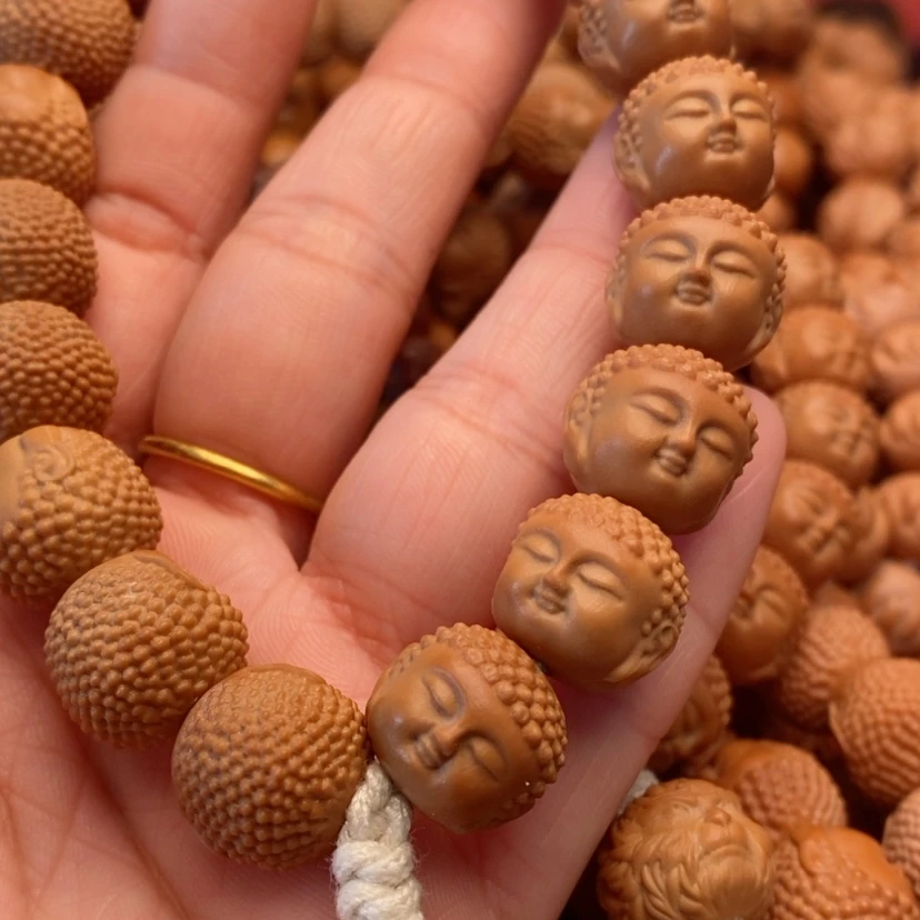 【闪购商品】猴头核桃手串没***看宝宝