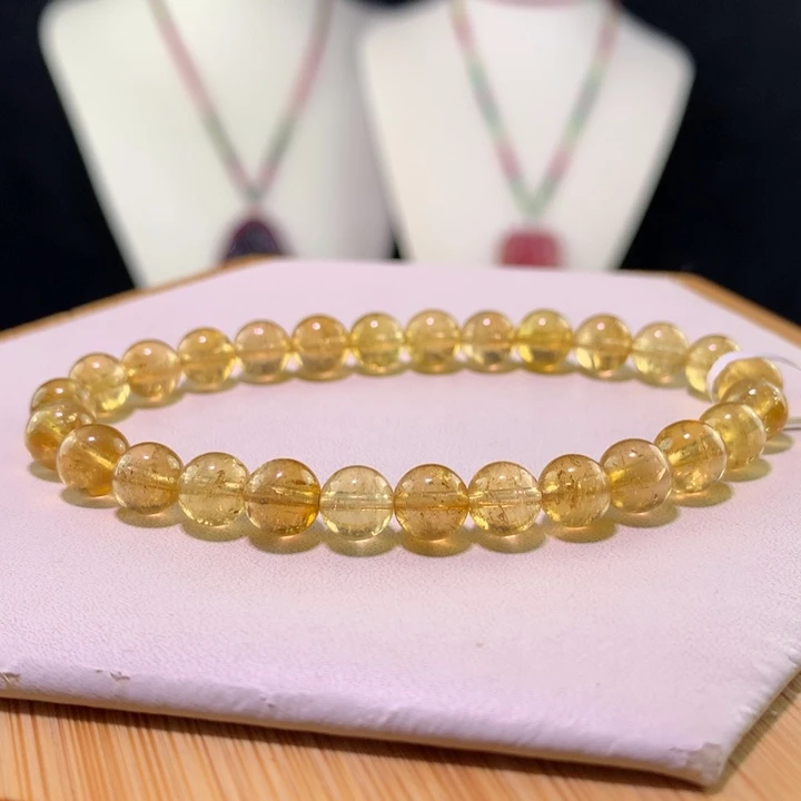 双色碧玺手链未镶嵌