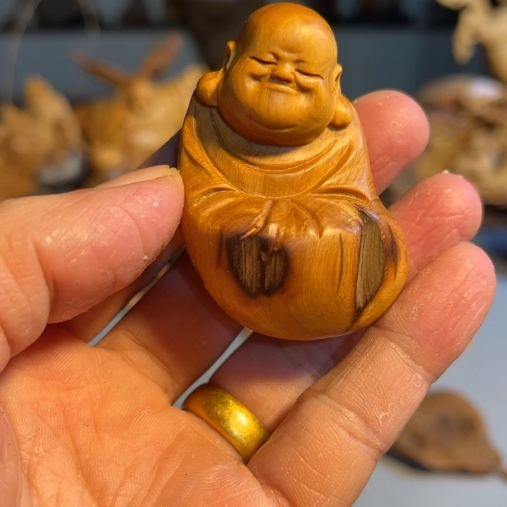 柏木（崖柏）根雕工艺摆件