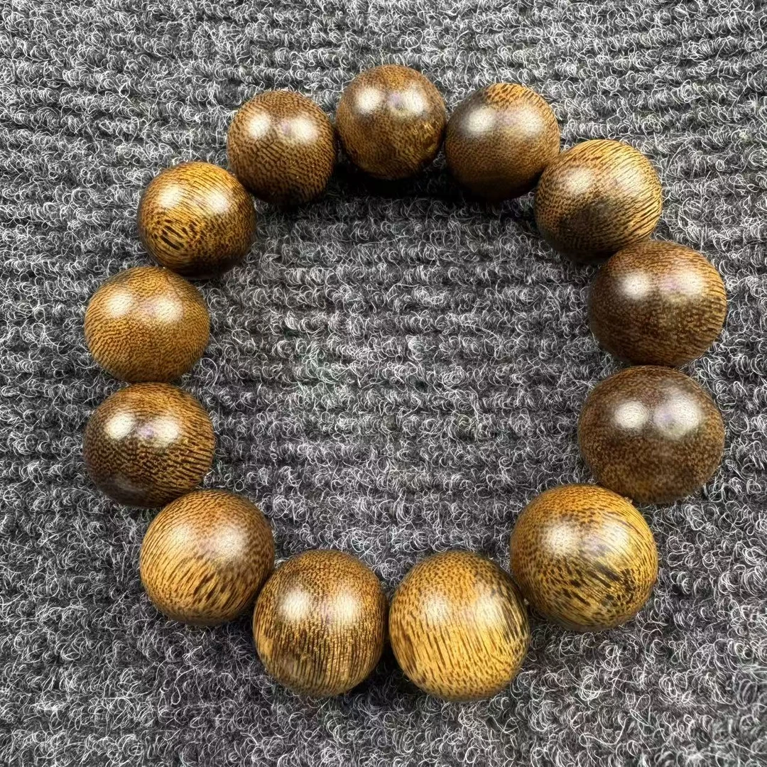 沉香昆仑梅格黑奇楠木质1.8单圈手串