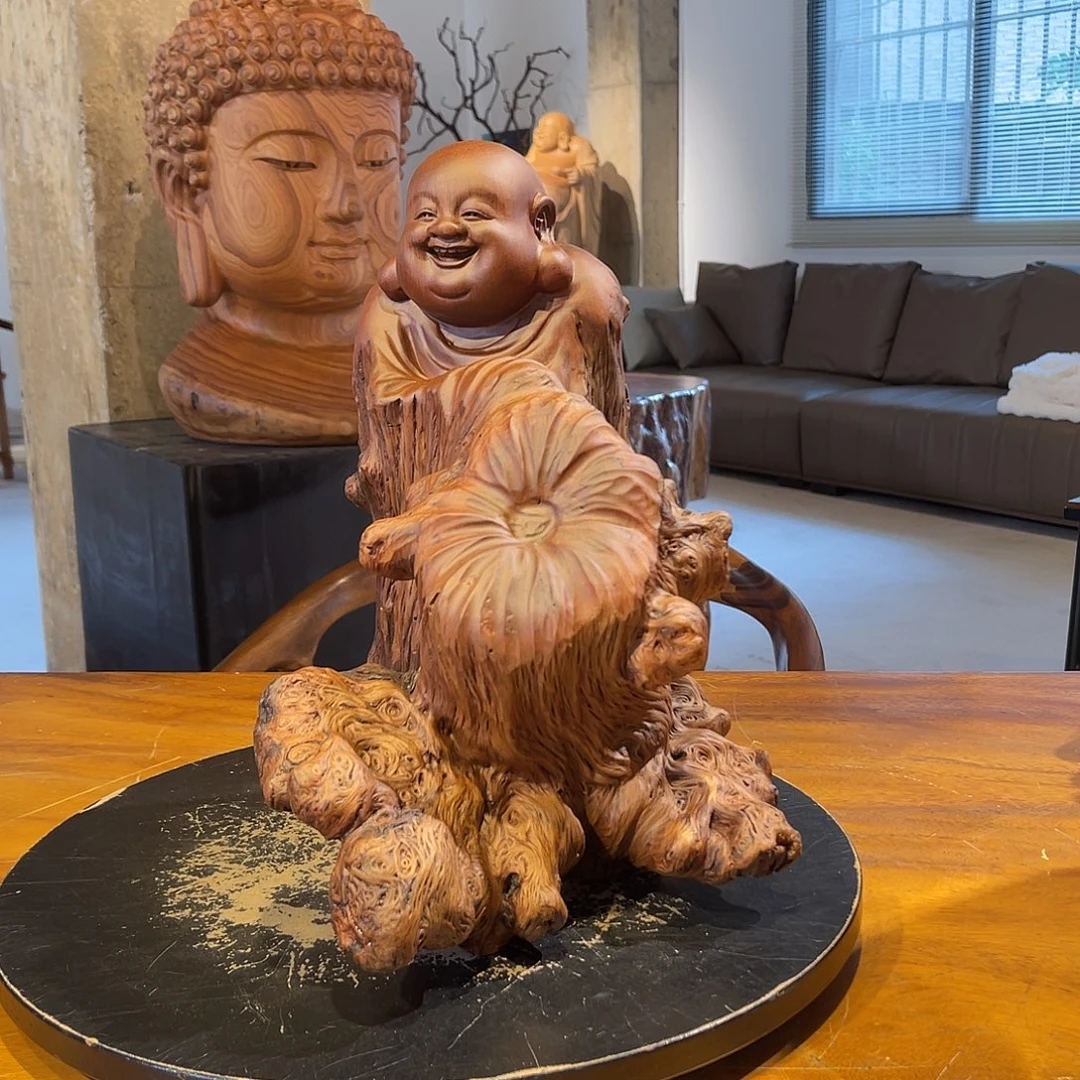印***生木纯实木纯手工摆件