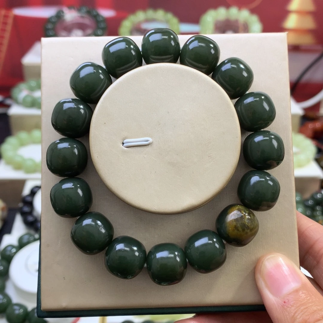 和田玉未镶嵌手链