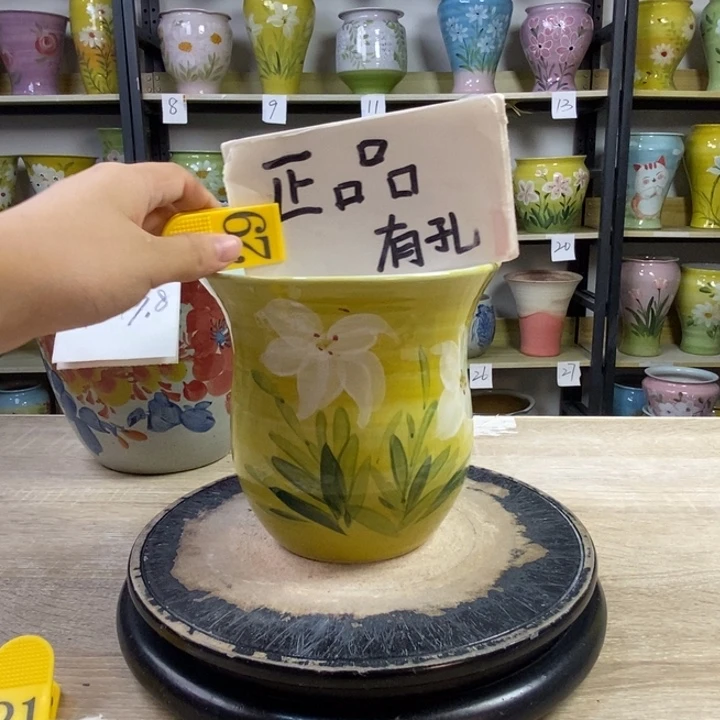 景德镇高温陶瓷花盆