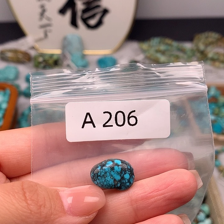 绿松石未镶嵌扣子
