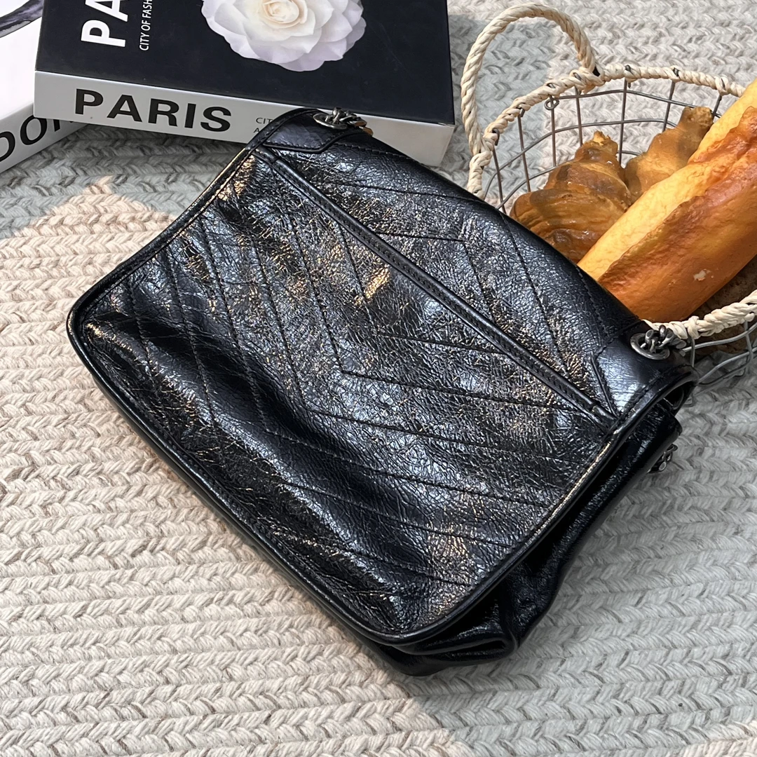 陈三北【Y-V格邮差包】原厂头层油蜡牛皮 单肩斜挎女包