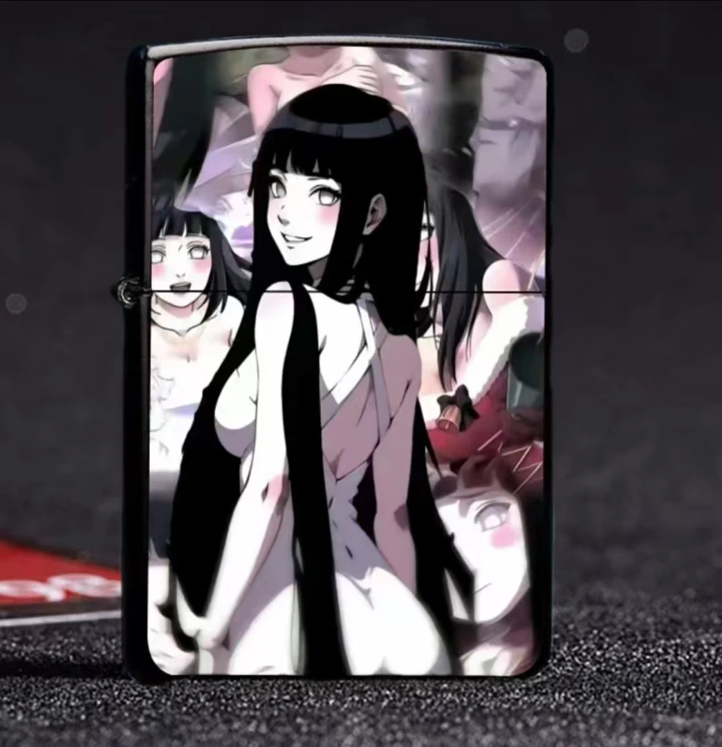 卡通动漫个性煤油砂轮打火机网红款可爱二次元高颜值火机ins礼物