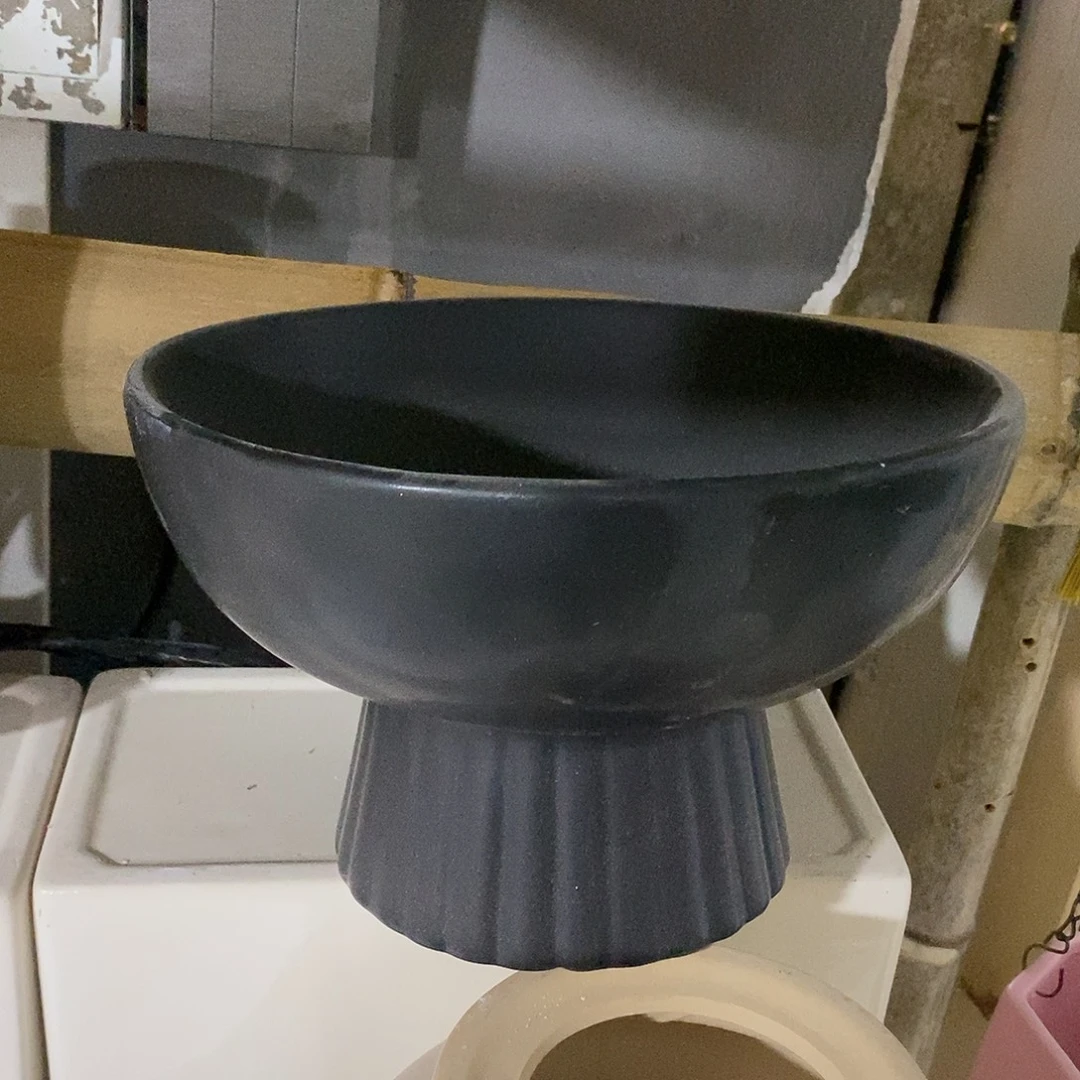 摆件陶陶盆有孔 瑕疵介意勿拍