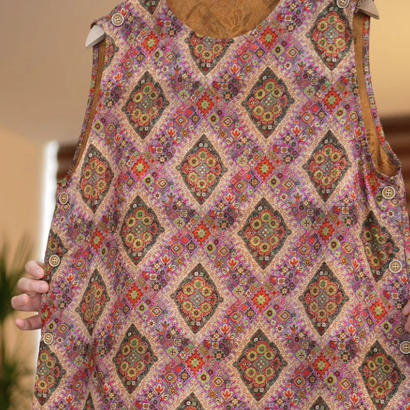 锦程1271《达人专属》 短款马甲扣子背心