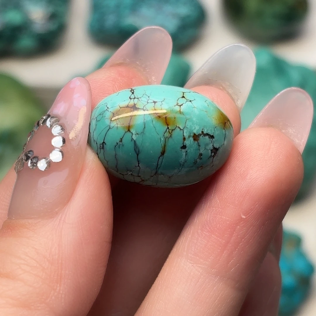 绿松石未镶嵌绿松石老型