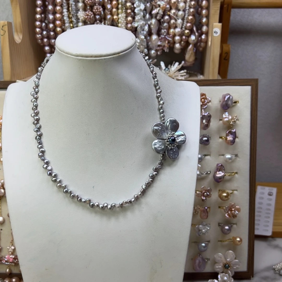 手绳淡水珍珠合金