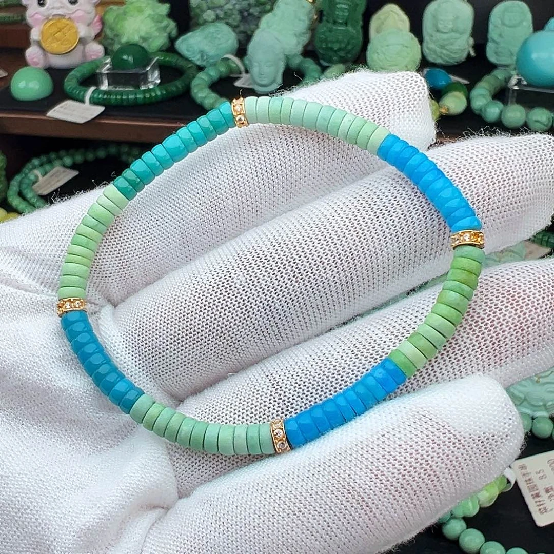 绿松石未镶嵌绿松石主播璐璐