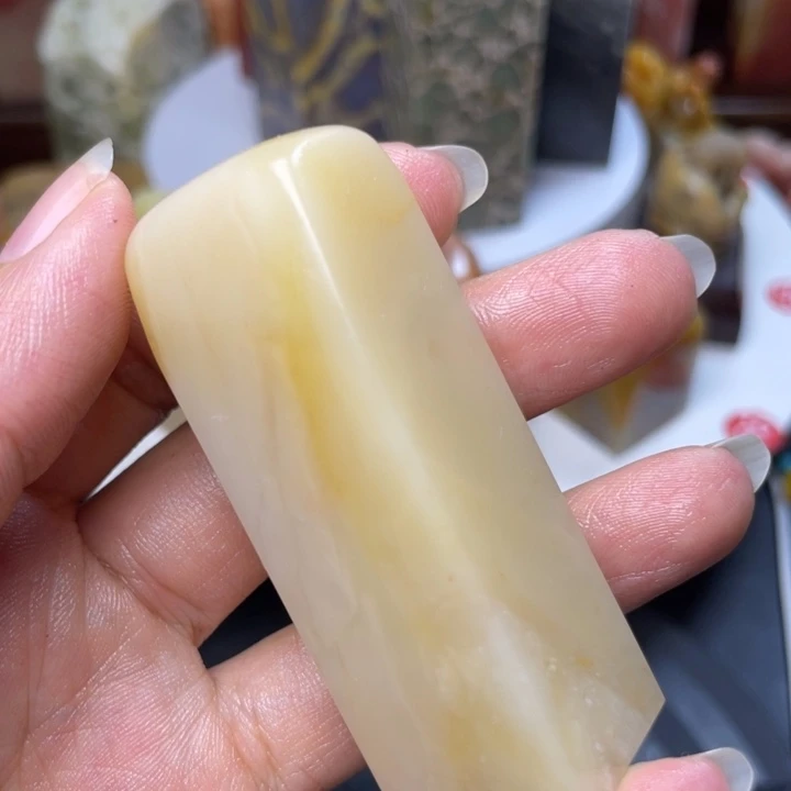 宫***灯寿山石印石素章原石
