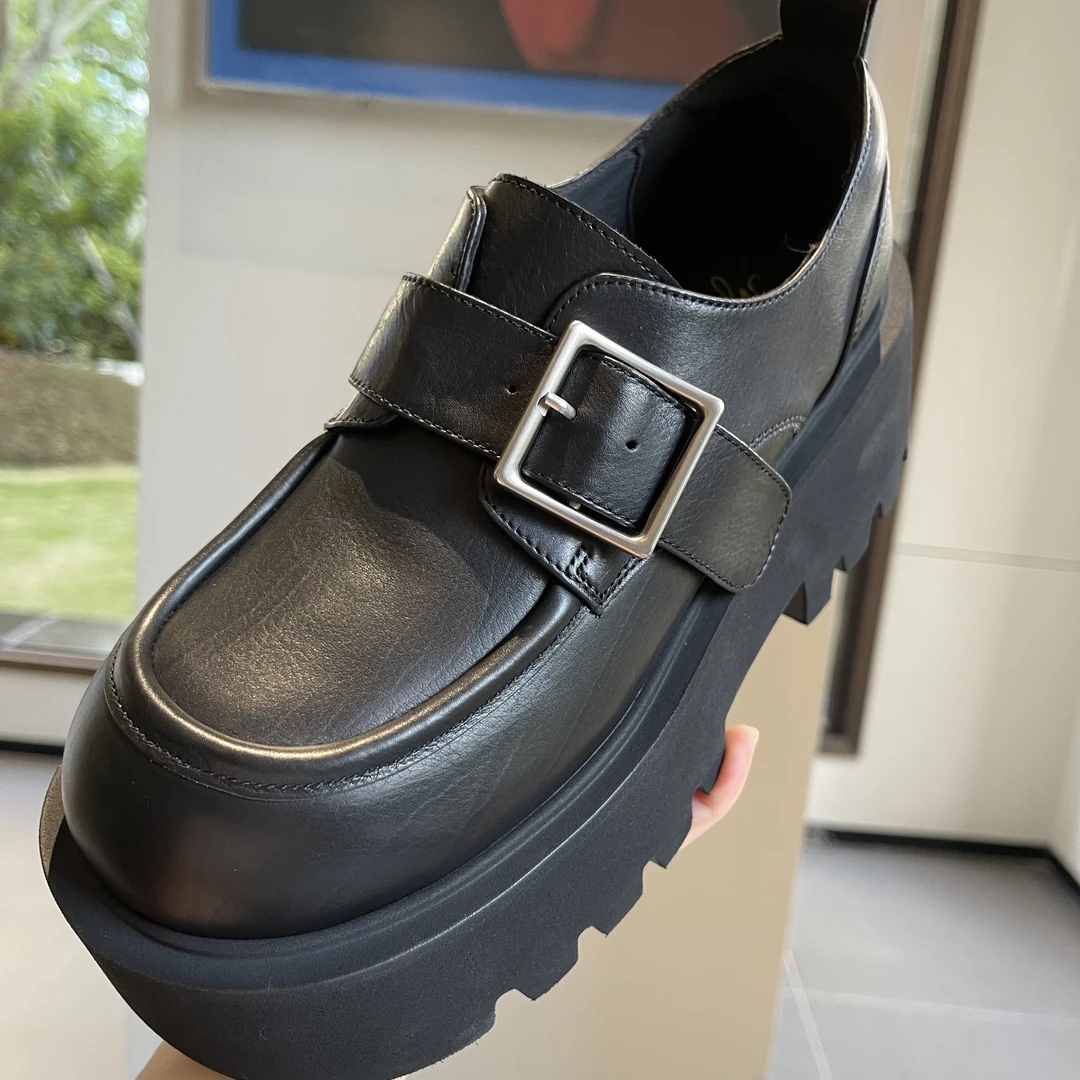 常规厚底乐福鞋百搭轻职风秋季