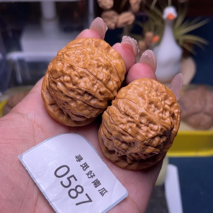 把件文玩核桃南瓜墩44-0587