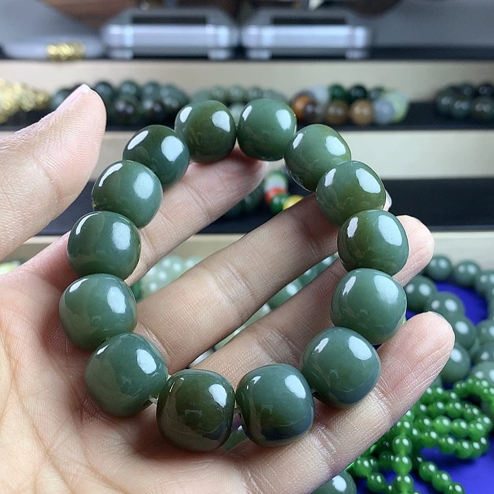 和田玉手链未镶嵌勇**涯