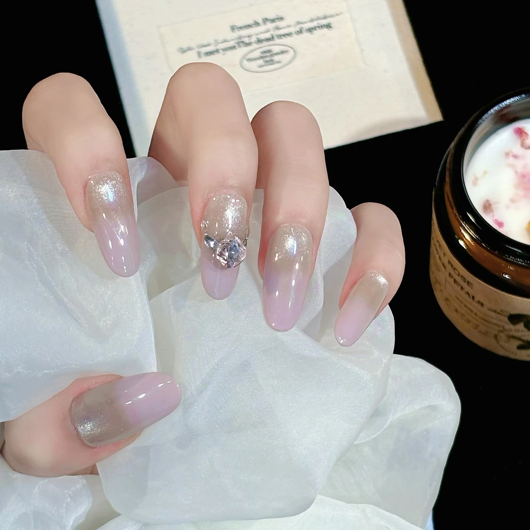 紫宸星钻-Bellar纯手工穿戴甲10片装可重复佩戴-送工具包