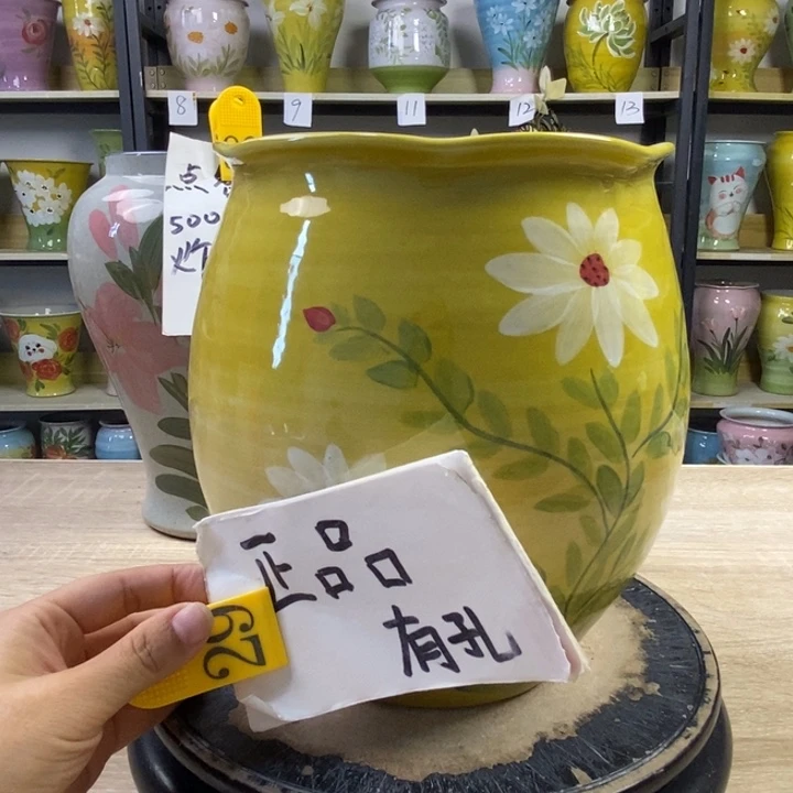 景德镇高温陶瓷花盆
