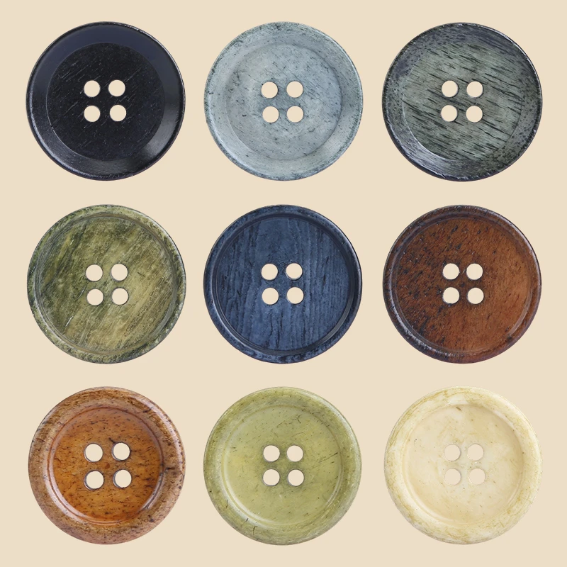 高档西装纽扣男女大衣圆形天然牛骨扣子裤子百搭精致复古钮扣配件