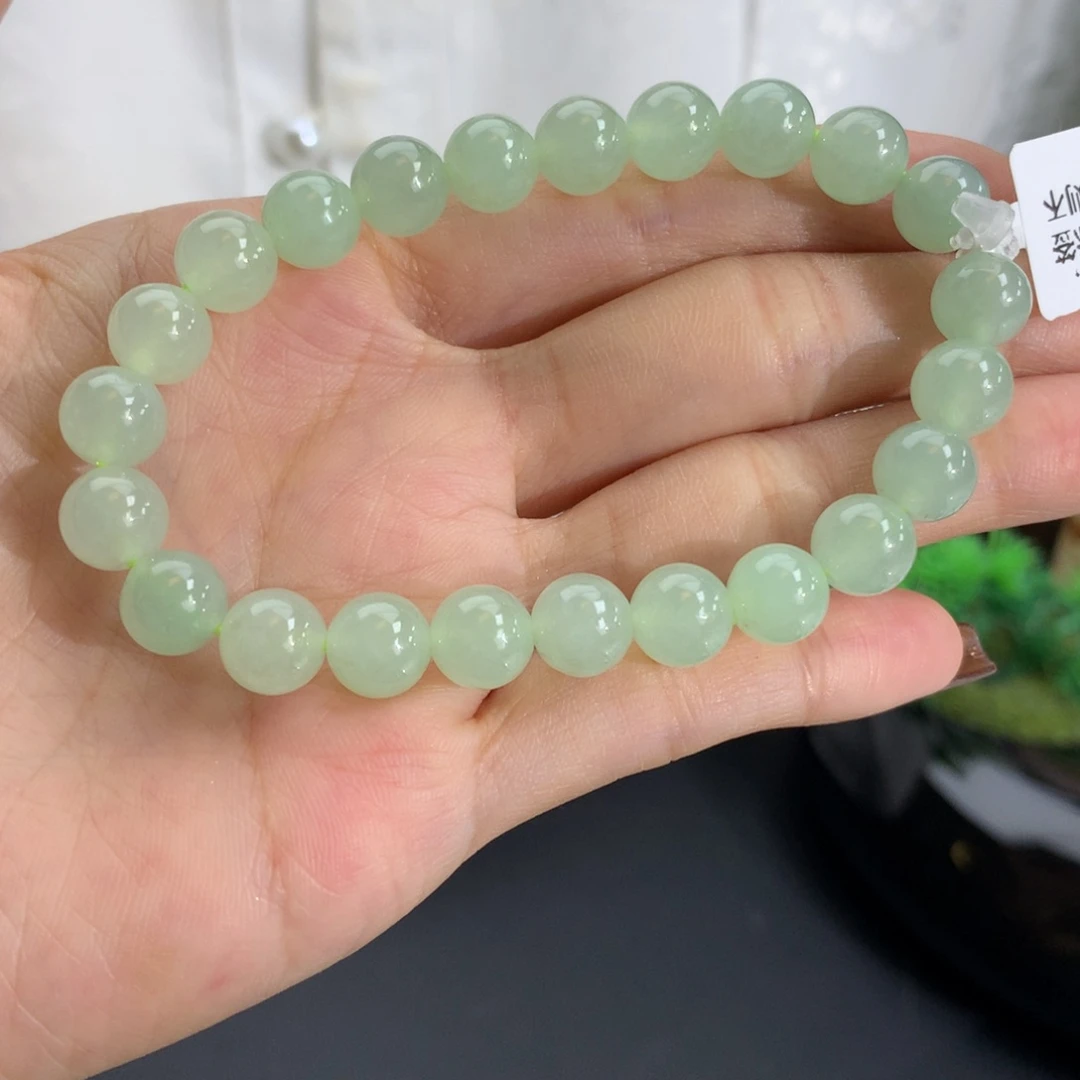 未镶嵌手串翡翠卡8冰胶晴手串