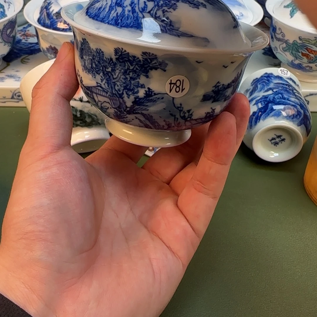 彦祖纯手工手绘茶具184