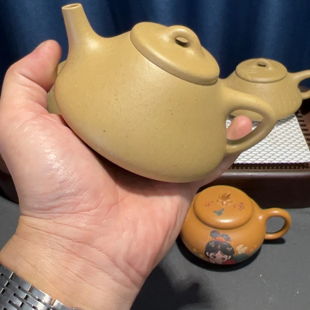 茶壶紫砂梨皮微微瑕大子冶