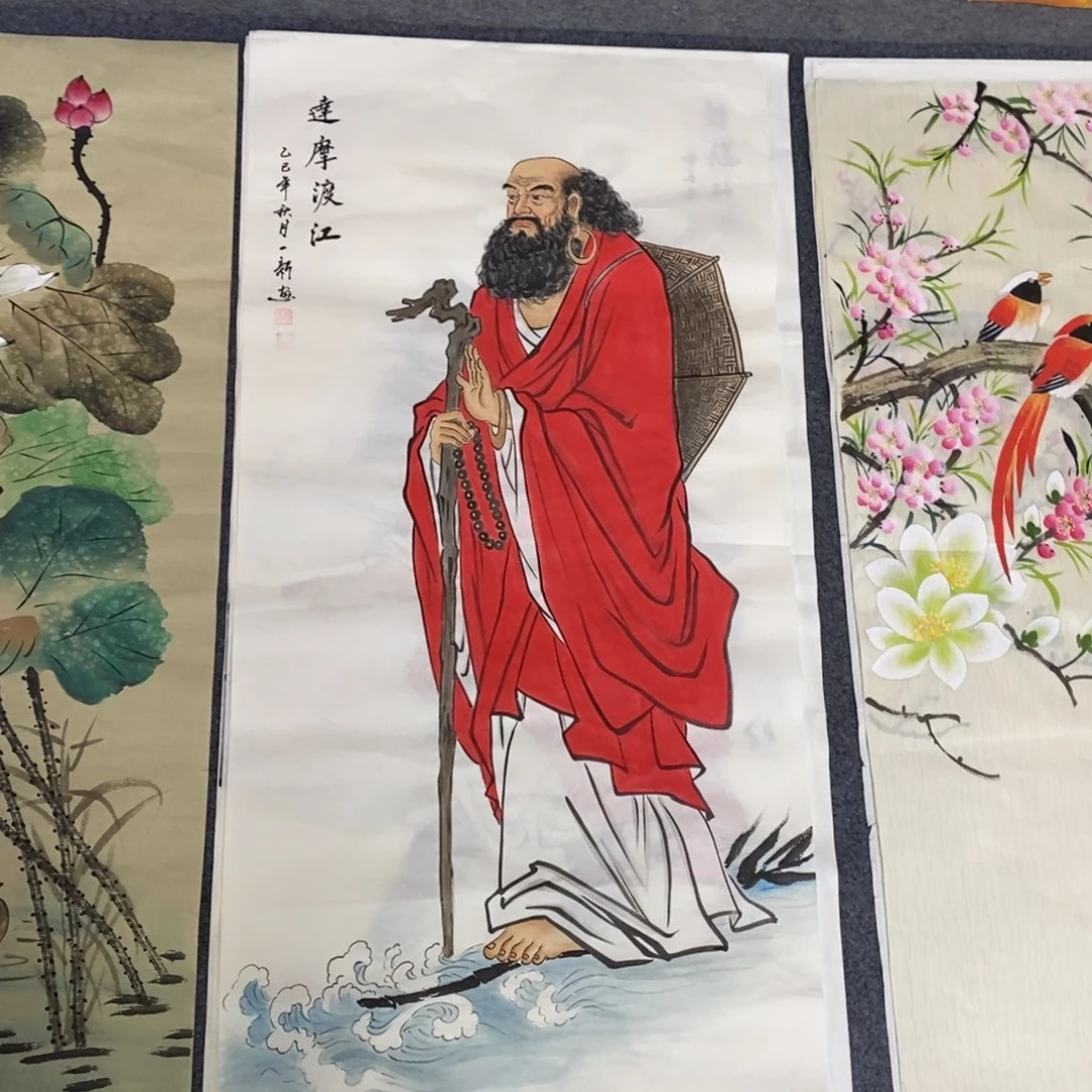 国画尺寸100✖️50三尺精品手绘画