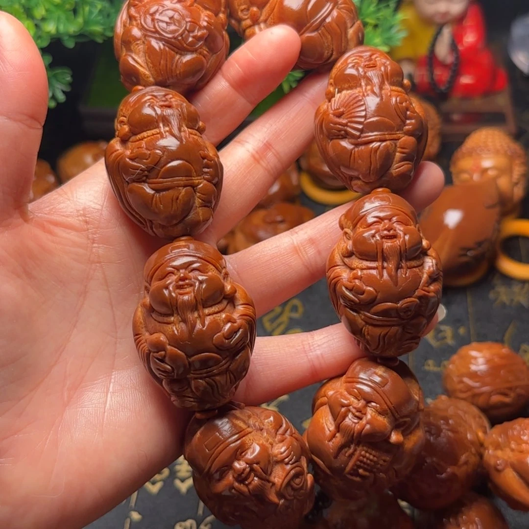 橄榄核手串/手链?***八宝财神