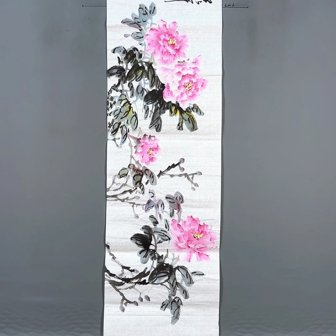 国画592 花鸟和蝴蝶都会出现