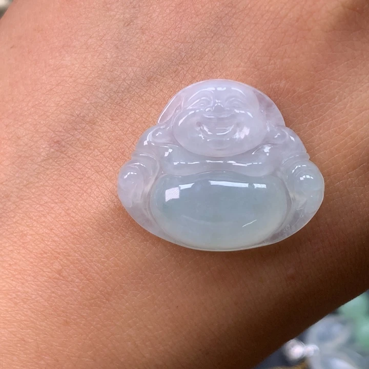 0***3翡翠未镶嵌颈饰佛公