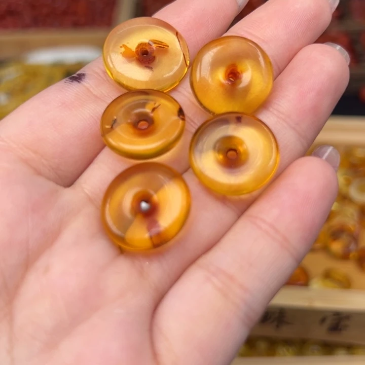 琥珀吊坠(不含链)未镶嵌