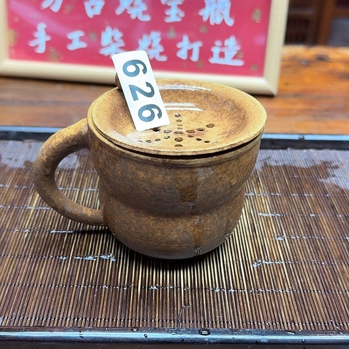 纯手工制作粗陶茶具