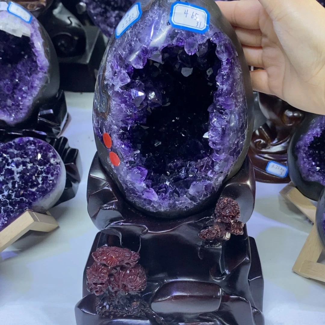 摆件未镶嵌紫晶莹