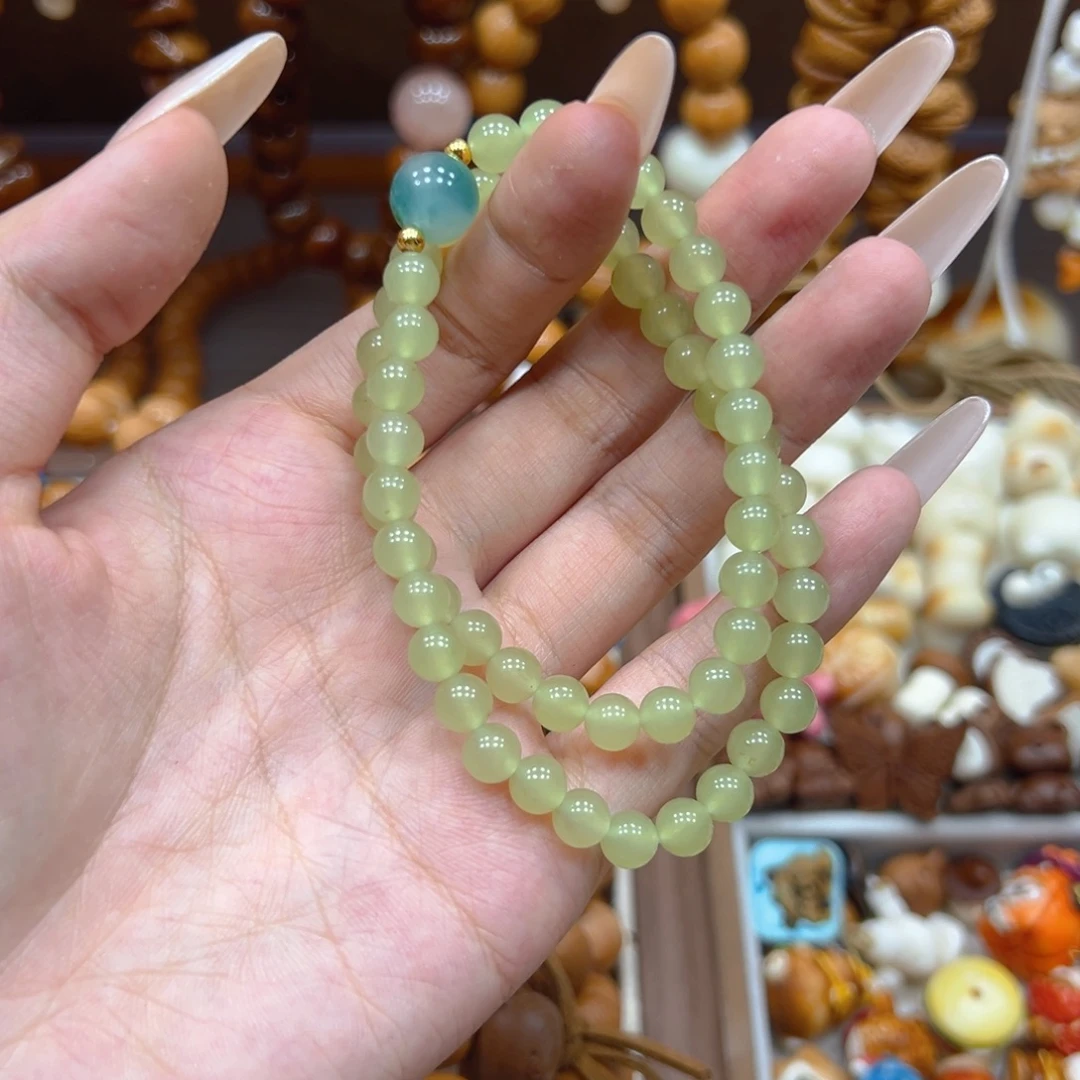 天然和田双圈手串