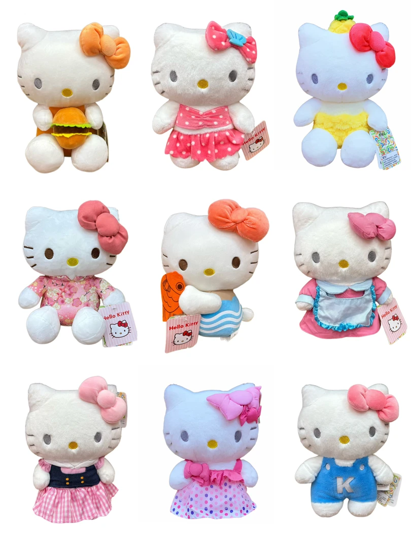 正版三丽鸥国产授权Kitty毛绒玩偶合集