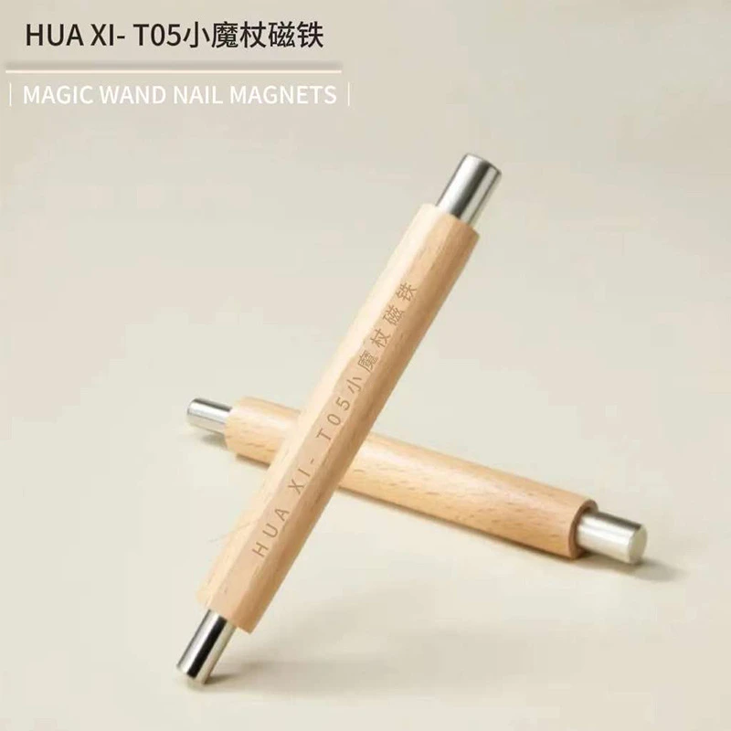 美甲小魔杖磁铁晶石猫眼磁铁吸铁石 磁棒强力双头指甲工具
