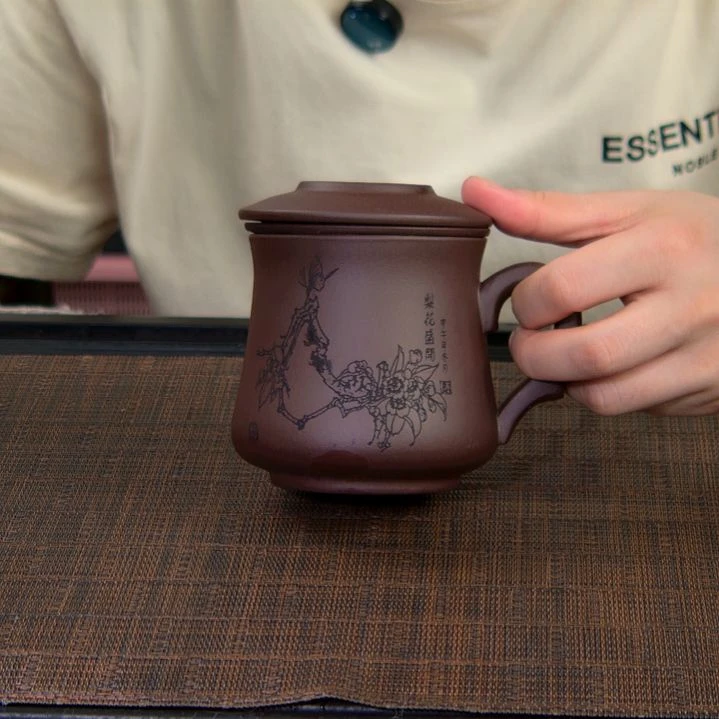 茶杯紫砂高货放漏
