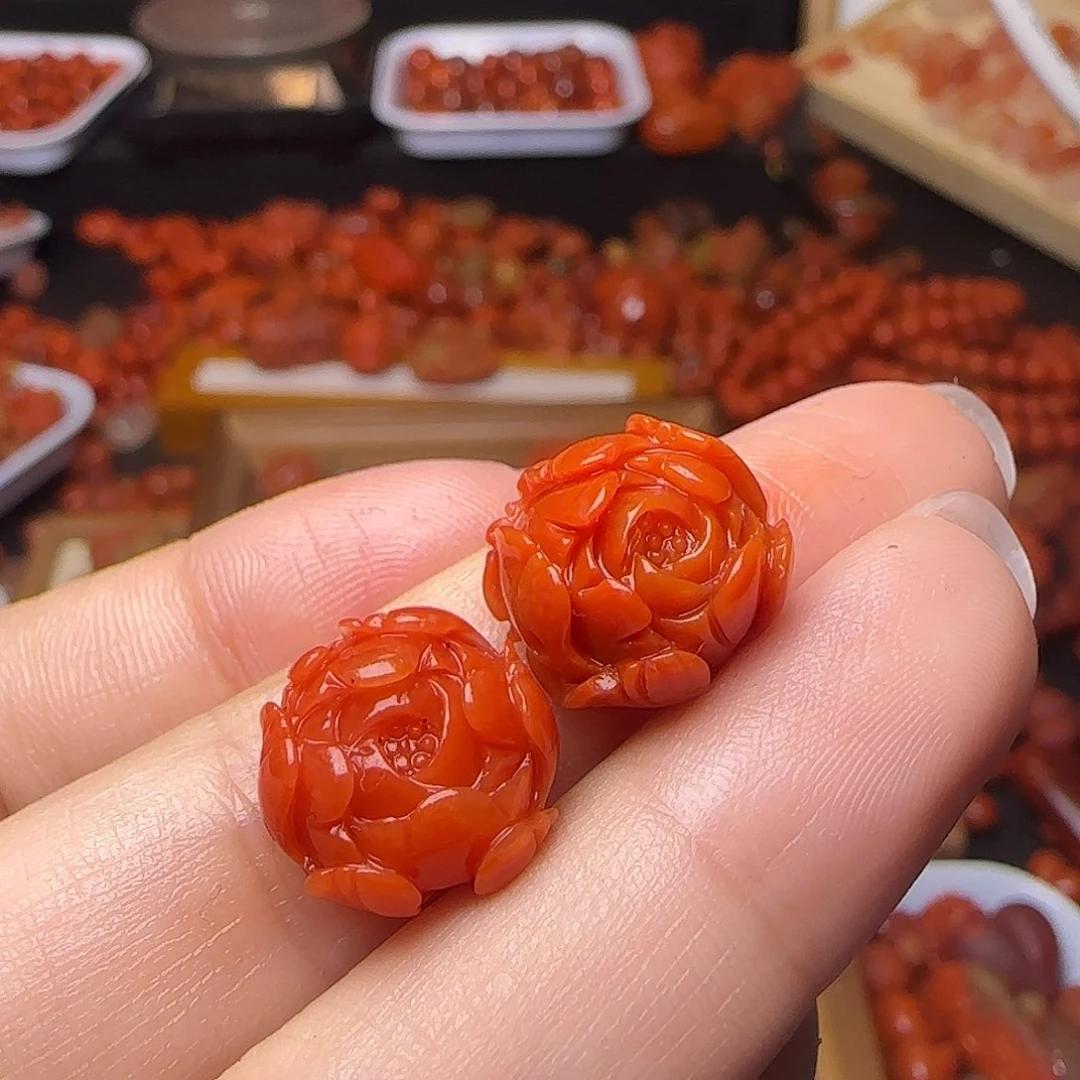 疯***罐南红玛瑙未镶嵌颈饰