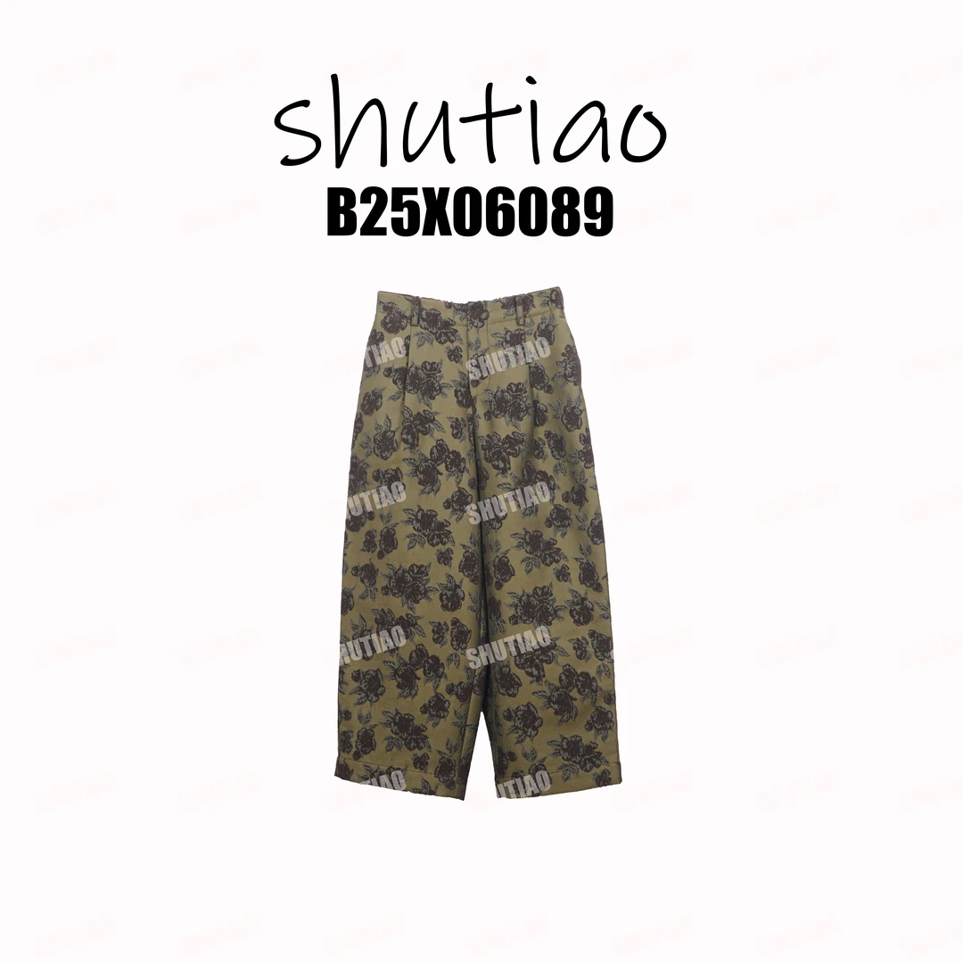 【SHUTIAO】2025秋冬：新款小众设计款裤子B25X06089