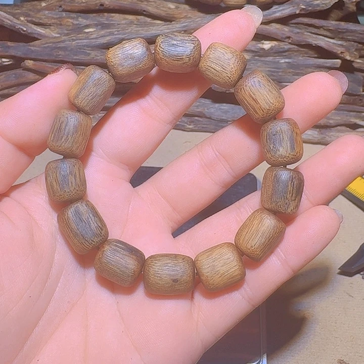 手串沉香星*✨海南老白棋随型单圈1.2/13克