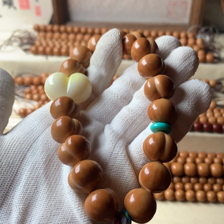 手串猴头核桃全品聚宝盆屁桃手持15mm