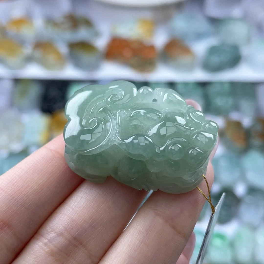 颈饰未镶嵌翡翠貔貅14