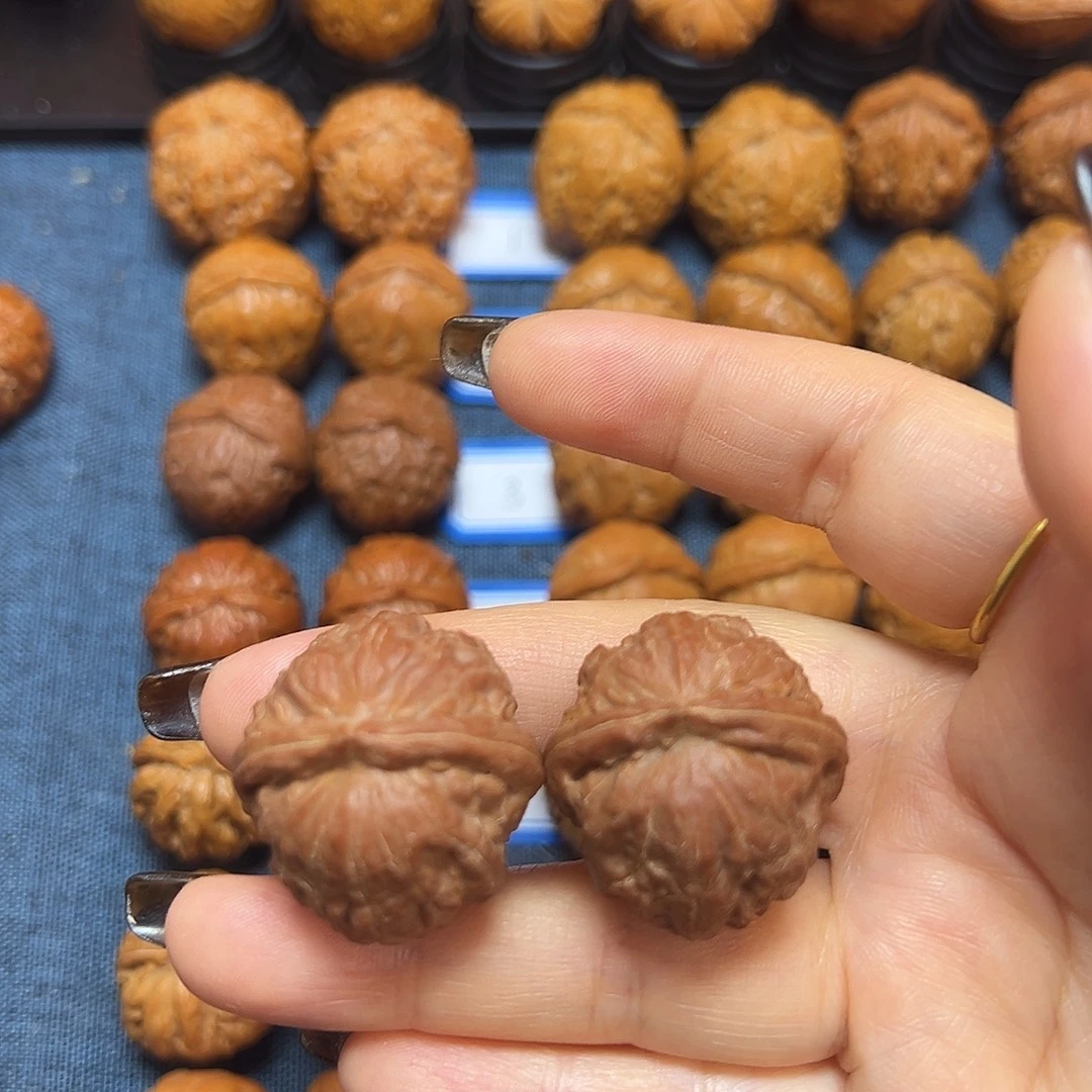 文玩核桃吊坠粗筋元宝30尺全品无修