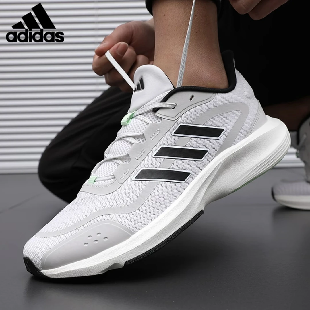 阿迪达斯跑步鞋男女鞋网面透气跑鞋轻便减震舒适运动鞋 JQ1163