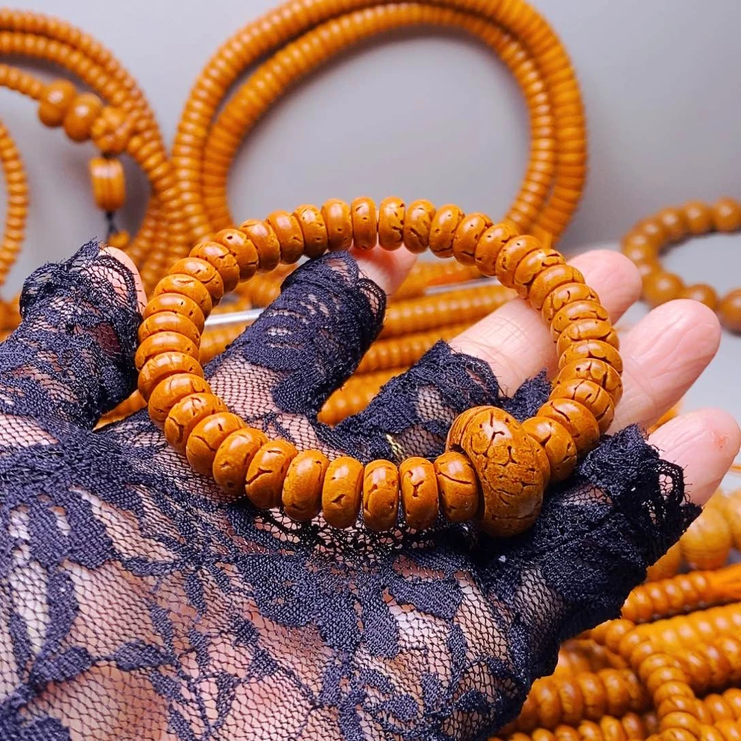 桃核吊坠5乘10核片手串精品58