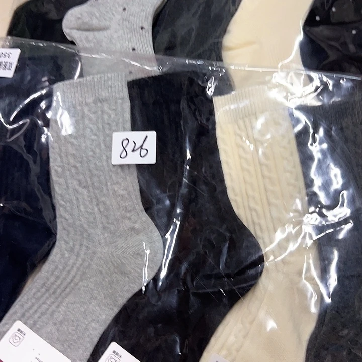 棉类混纺826女袜10双