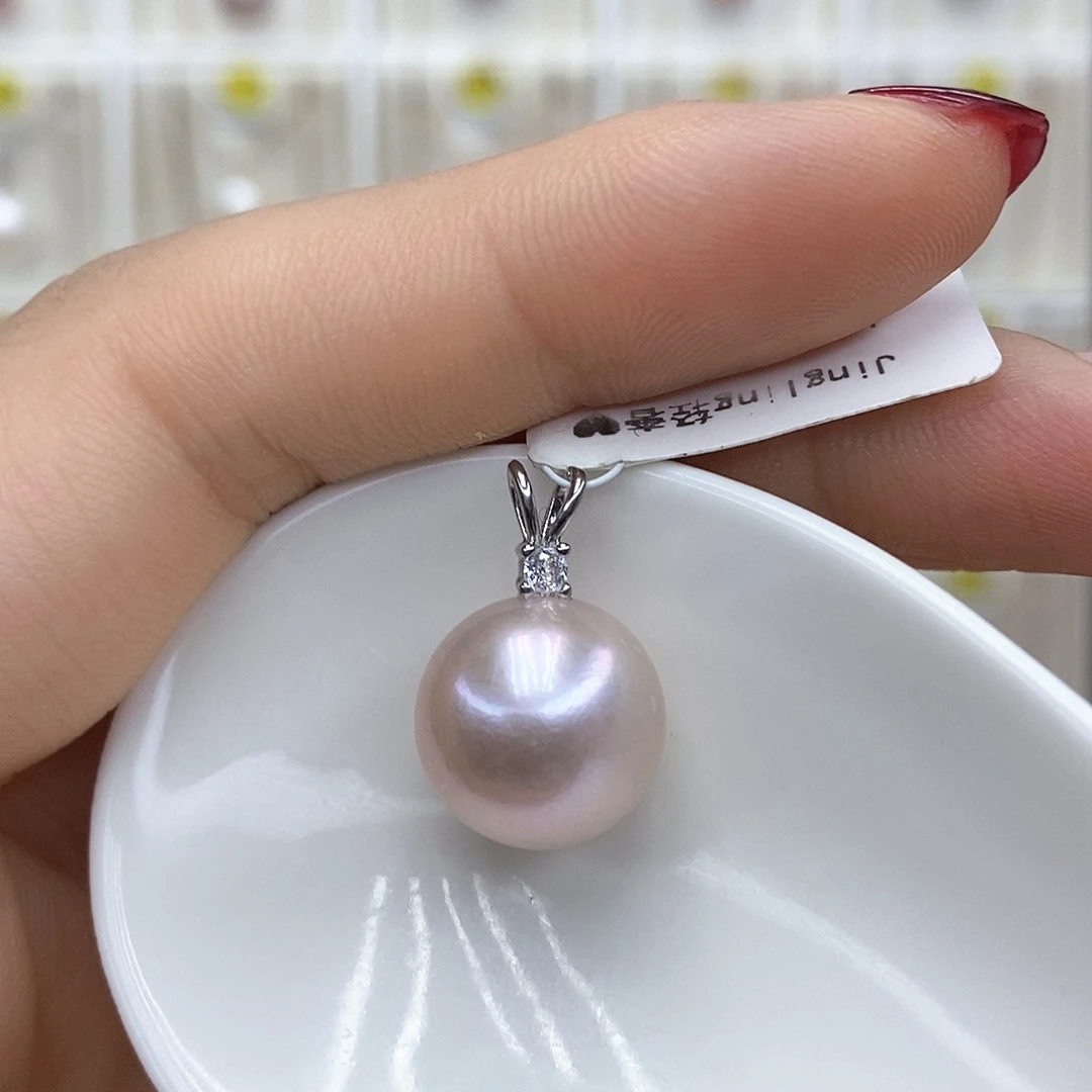 颈饰合金淡水珍珠
