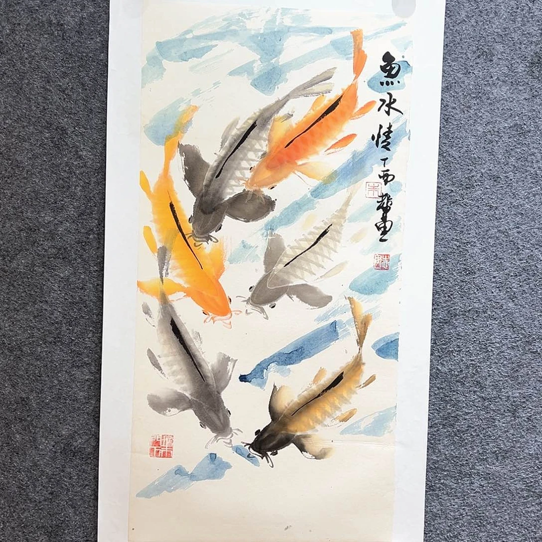 国画纯手绘系列画心