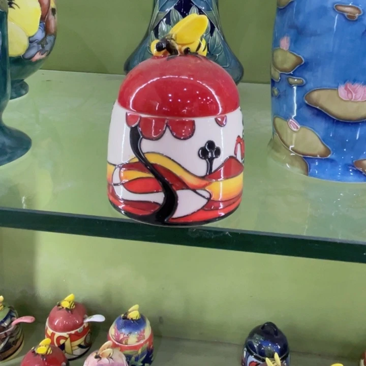 150ml珐琅彩蜂蜜罐一个