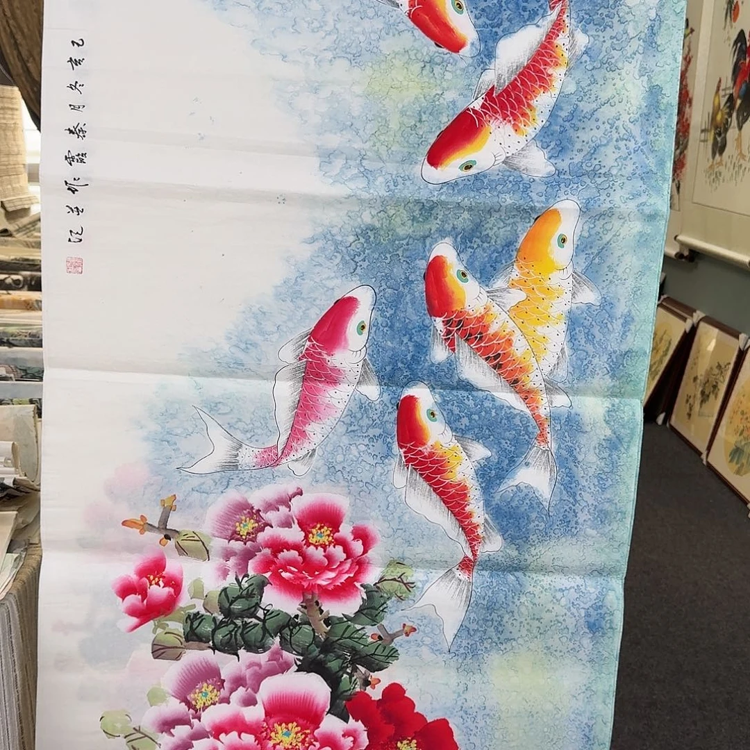 纯手绘国画作品好看