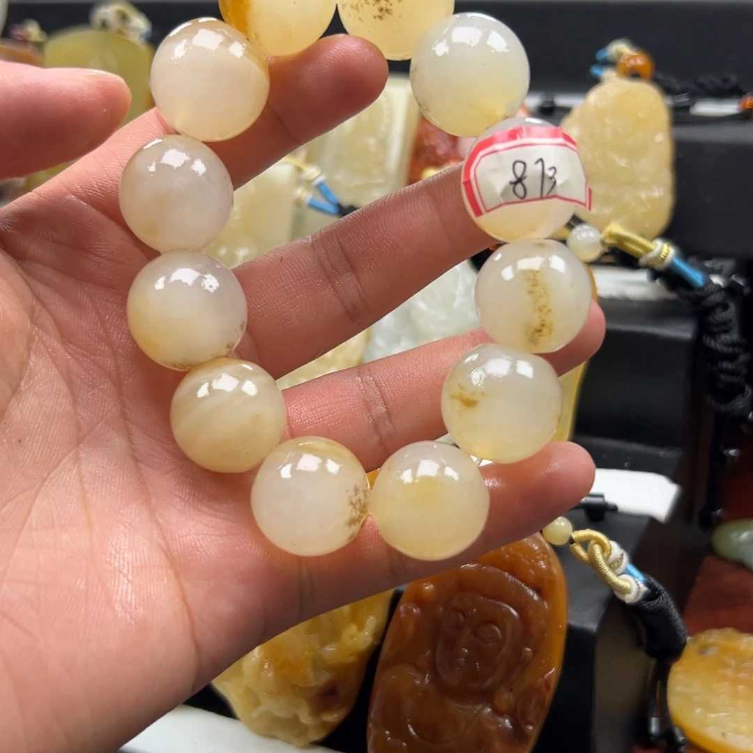 石英质玉（黄龙玉）未镶嵌多样性发货，发其一